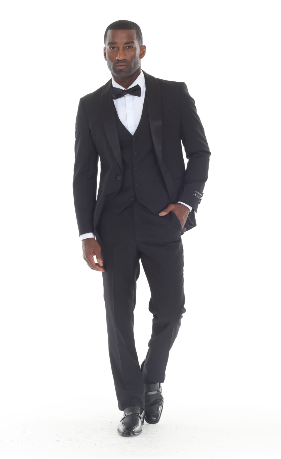 Slim Fit ThreePiece Tuxedo-Black