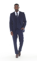 Slim Fit ThreePiece Suit- Navy Blue