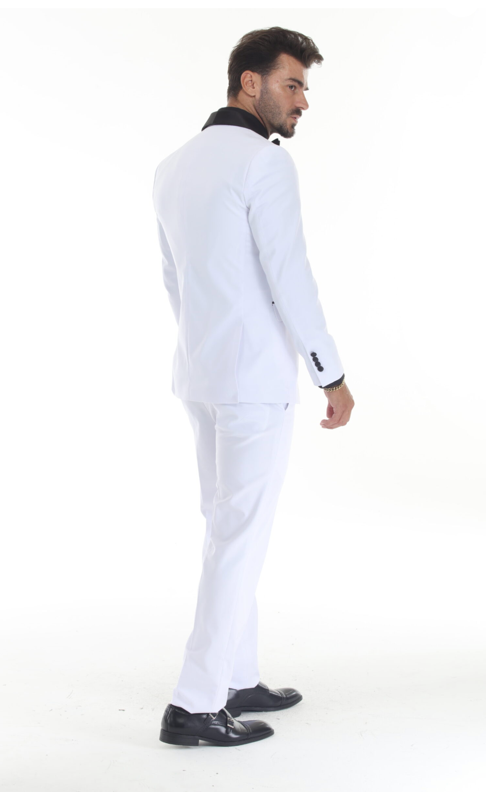 Slim Fit ThreePiece Tuxedo-White