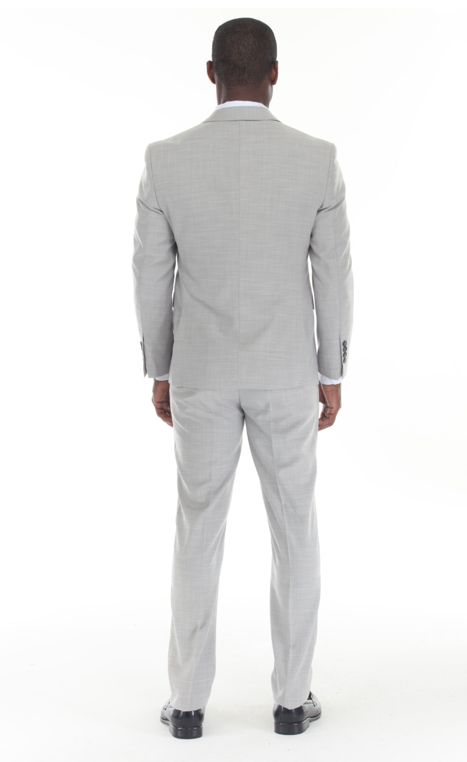Slim Fit ThreePiece Suit-Silver